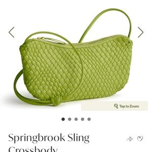 NEW Vera Bradley Sling Crossbody in Spinach Green